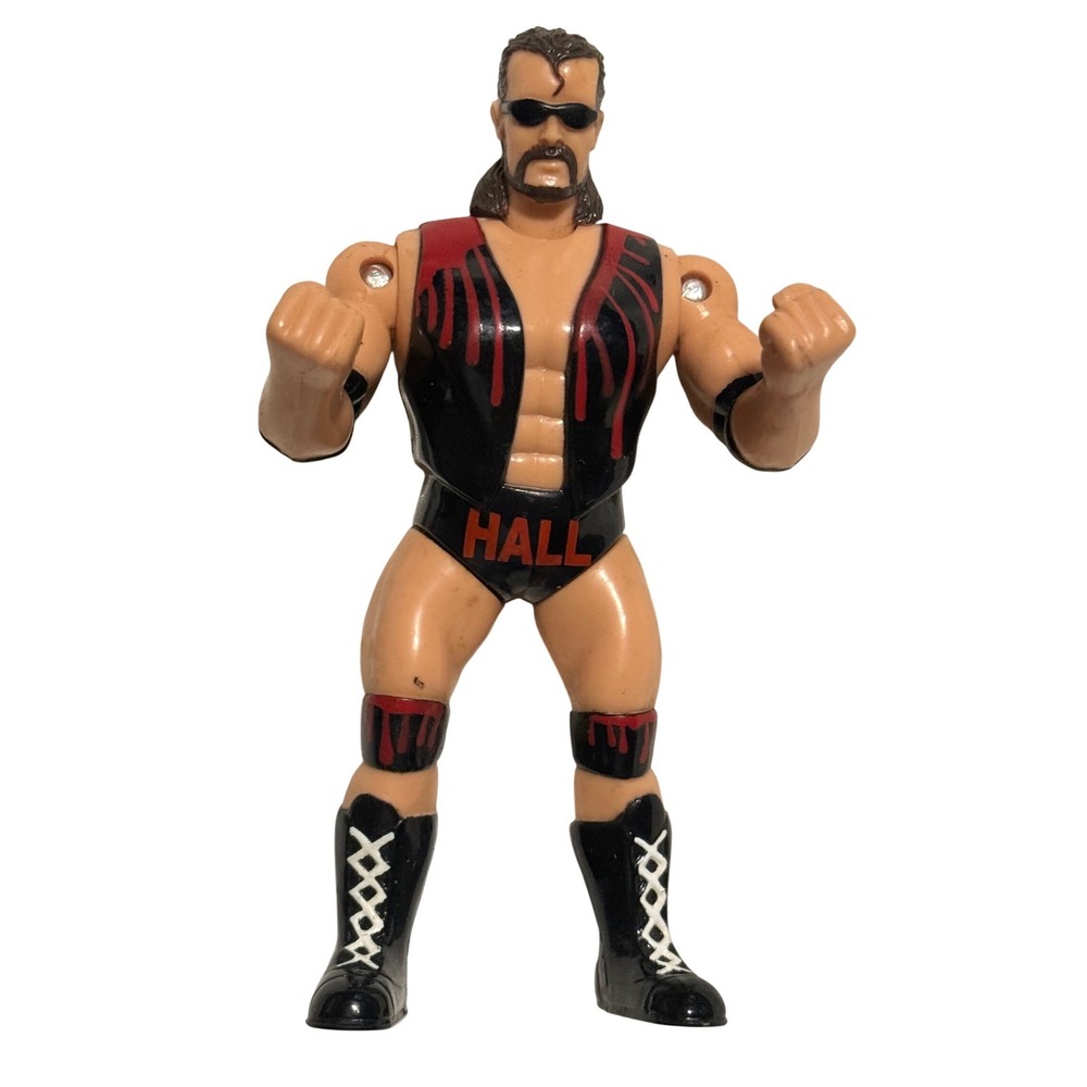 Vintage WCW Scott Hall nWo Action Figure Toy Biz 1999 Wrestling Collectible